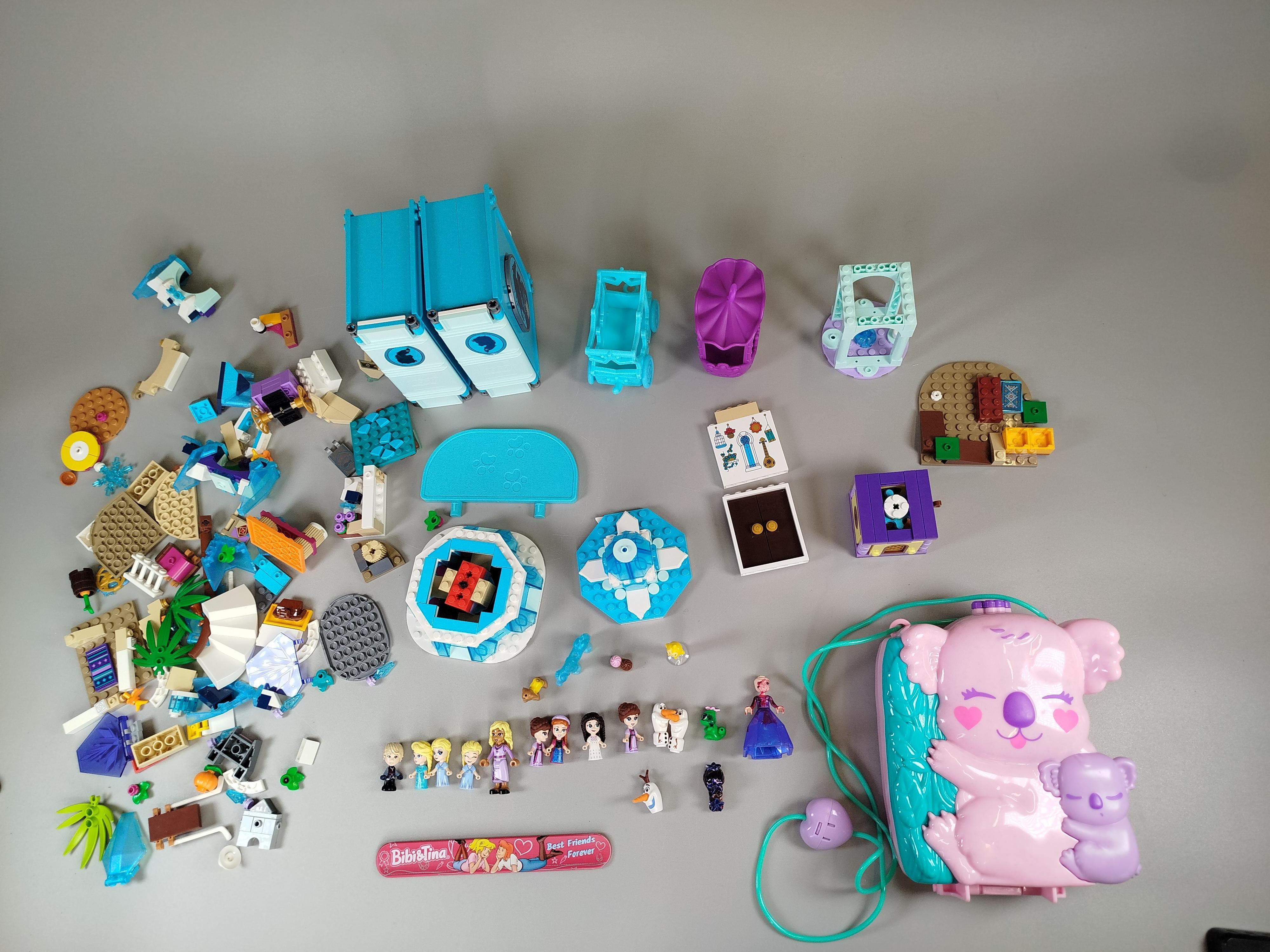 Disney Lego Set, Koala Polly Pocket und Bibi&Tina Armband